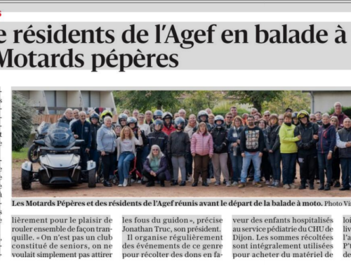 Les Motards pépères à l’AGEF de Nuits-Saint-Georges