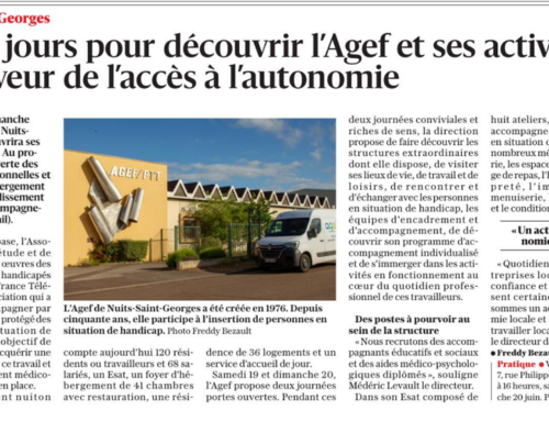 Portes Ouvertes de l&rsquo;AGEF 19 et 20 juin 2026:   Immersion au cœur de l&rsquo;accompagnement et de l&rsquo;insertion de personnes en situation de handicap